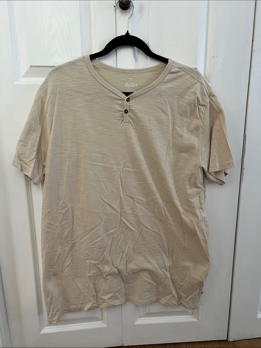 Katin Men's Short Sleeve Shirt in Beige
